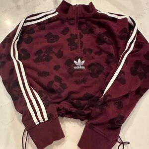 Adidas cropped sweater size s